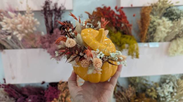 Atelier Citrouille fleuri