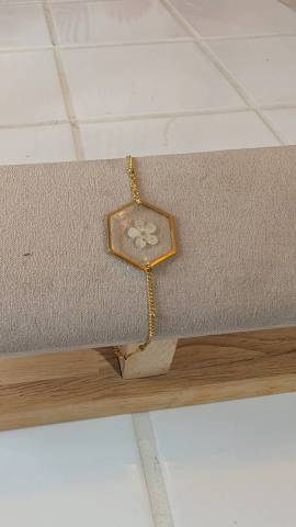 Bracelet Myosotis Blanc