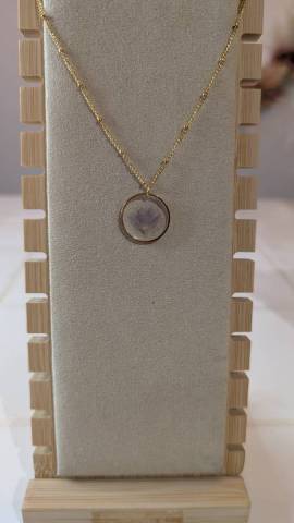 Collier Bleuet Violet