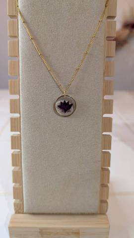 Collier Bleuet Pourpre